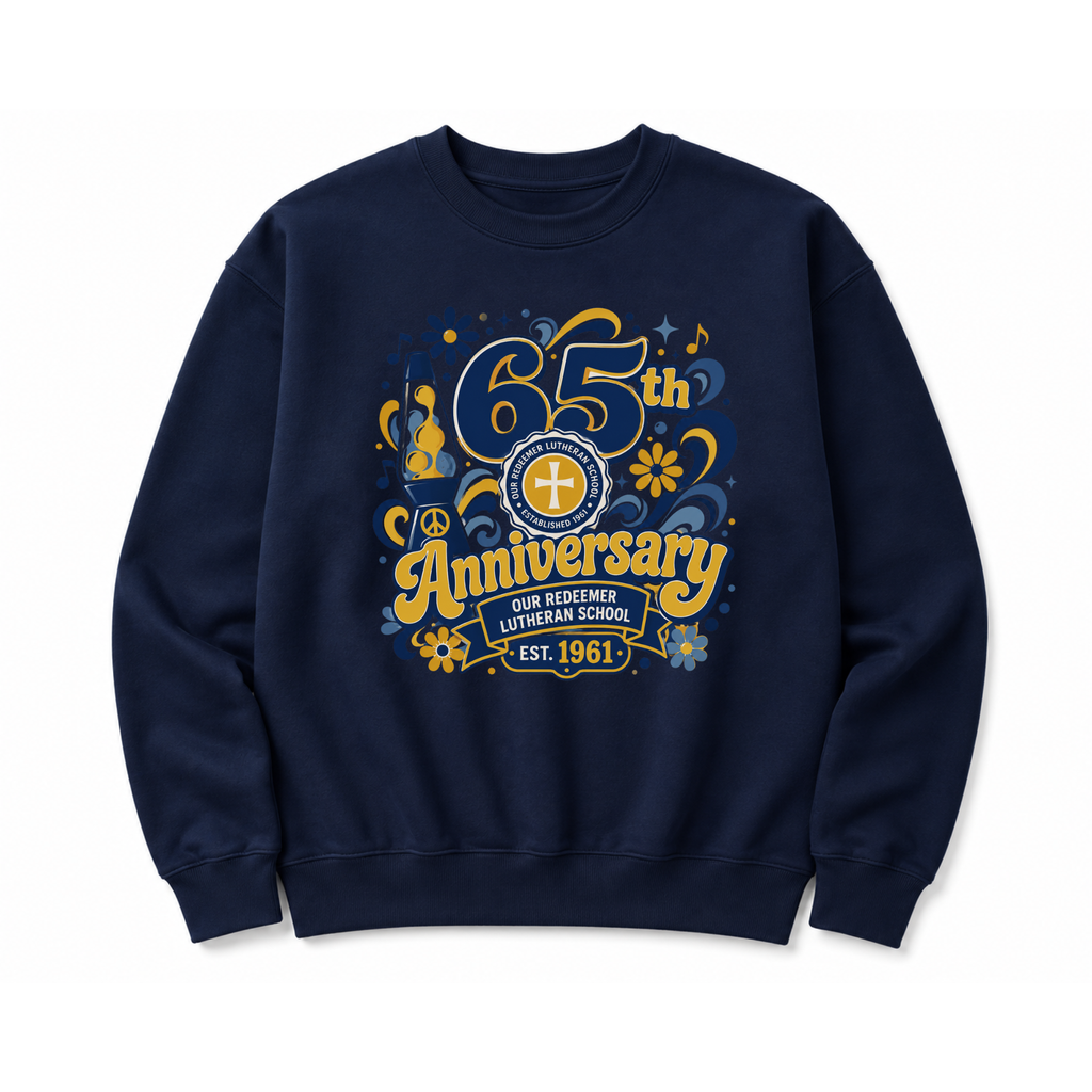 Our Redeemer 65th Anniversary Official Crewneck